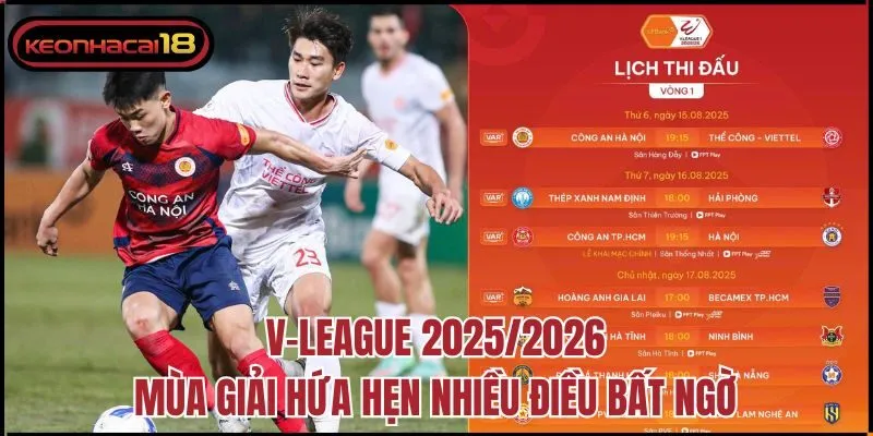 V-League 2025/2026 – Mùa Giải Hứa Hẹn Nhiều Điều Bất Ngờ